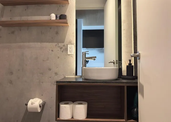 Roma Norte - Loft Con Monitor + Ac - Cama King Apartment *
