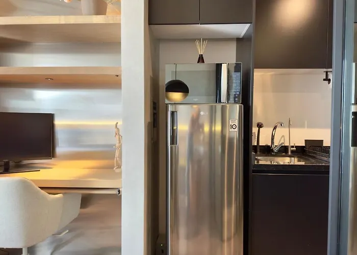 Roma Norte - Loft Con Monitor + Ac - Cama King