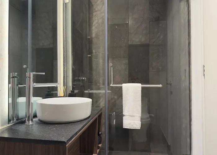 Apartment Roma Norte - Loft Con Monitor + Ac - Cama King *